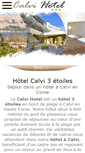 Mobile Screenshot of calvi-hotel.com